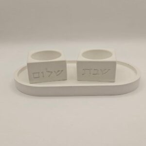 סט פמוטים דגם "שבת שלום"