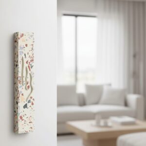 מזוזה מעוצבת בעבודת יד  "טֶרָצוֹ" (Terrazzo) 18 ס"מ